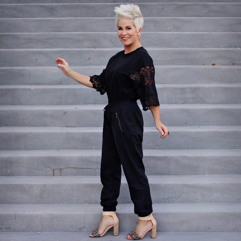 How To Dress Up Joggers Chic Over 50