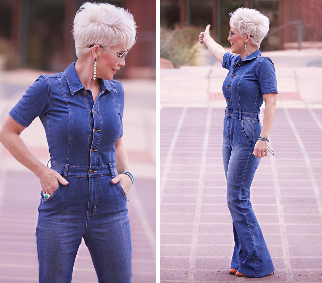 Denim Jumpsuit Outfit, US fashion, The Sweetest Thing