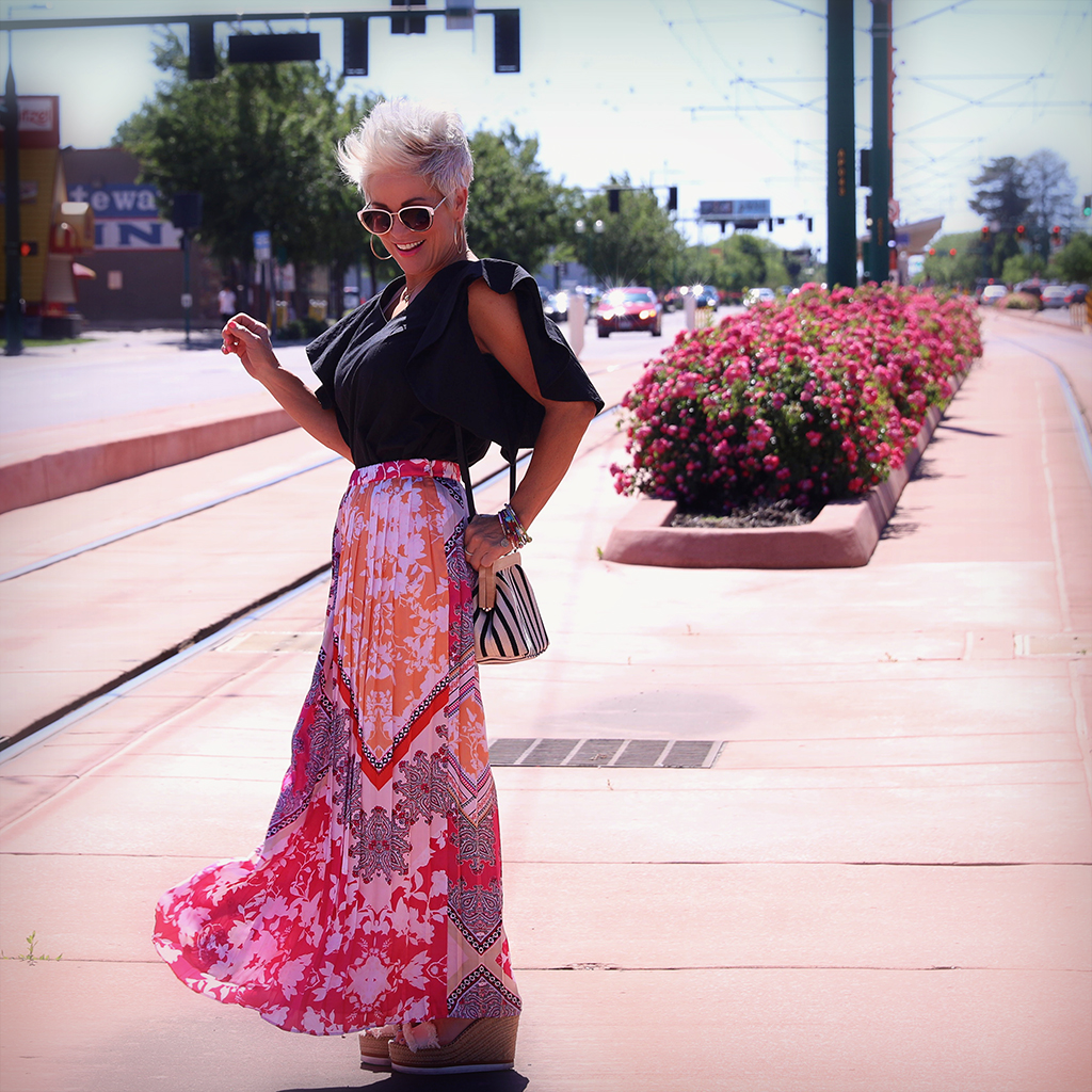 long summer maxi skirts