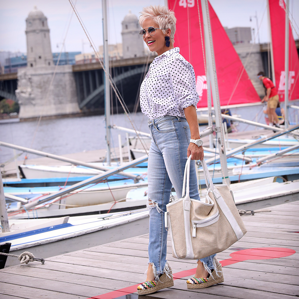 How to Look Great Wearing Jeans for Women Over 50