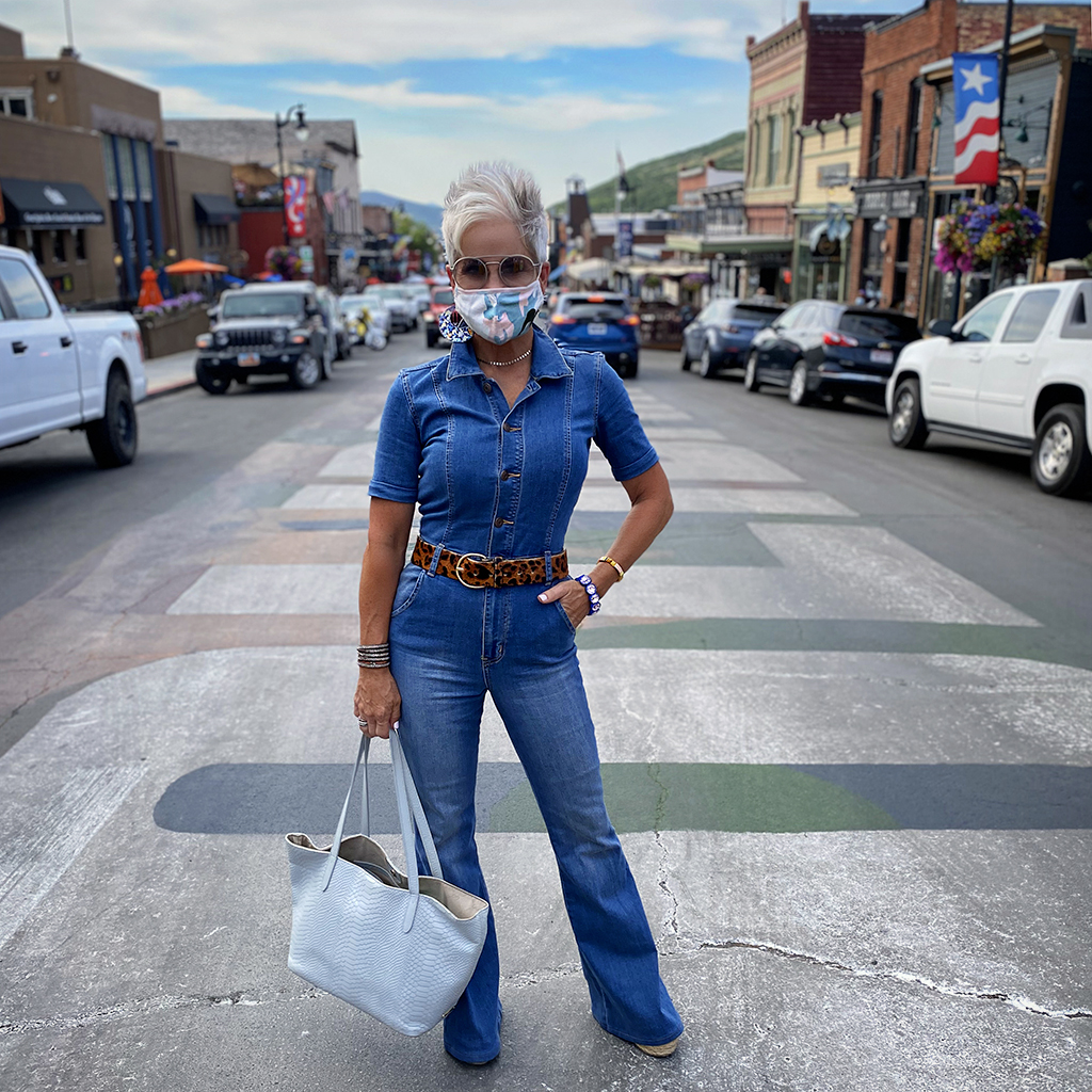 A Denim Jumpsuit with a French Twist - Jeans and a Teacup