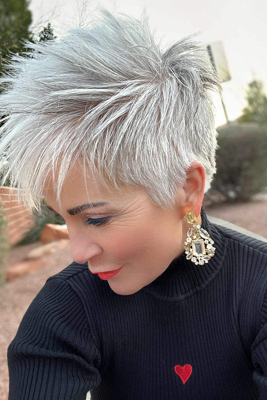 MY PIXIE HAIRCUT CURRENTLY - Chic Over 50