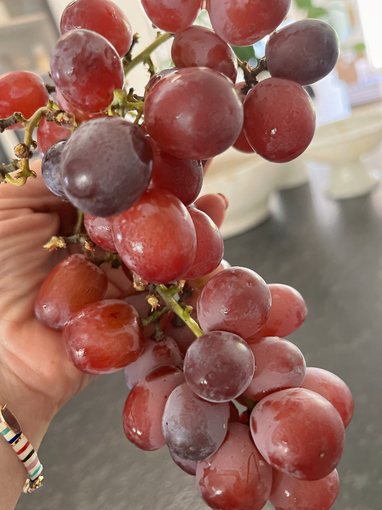 how to make caramel dipped grapes