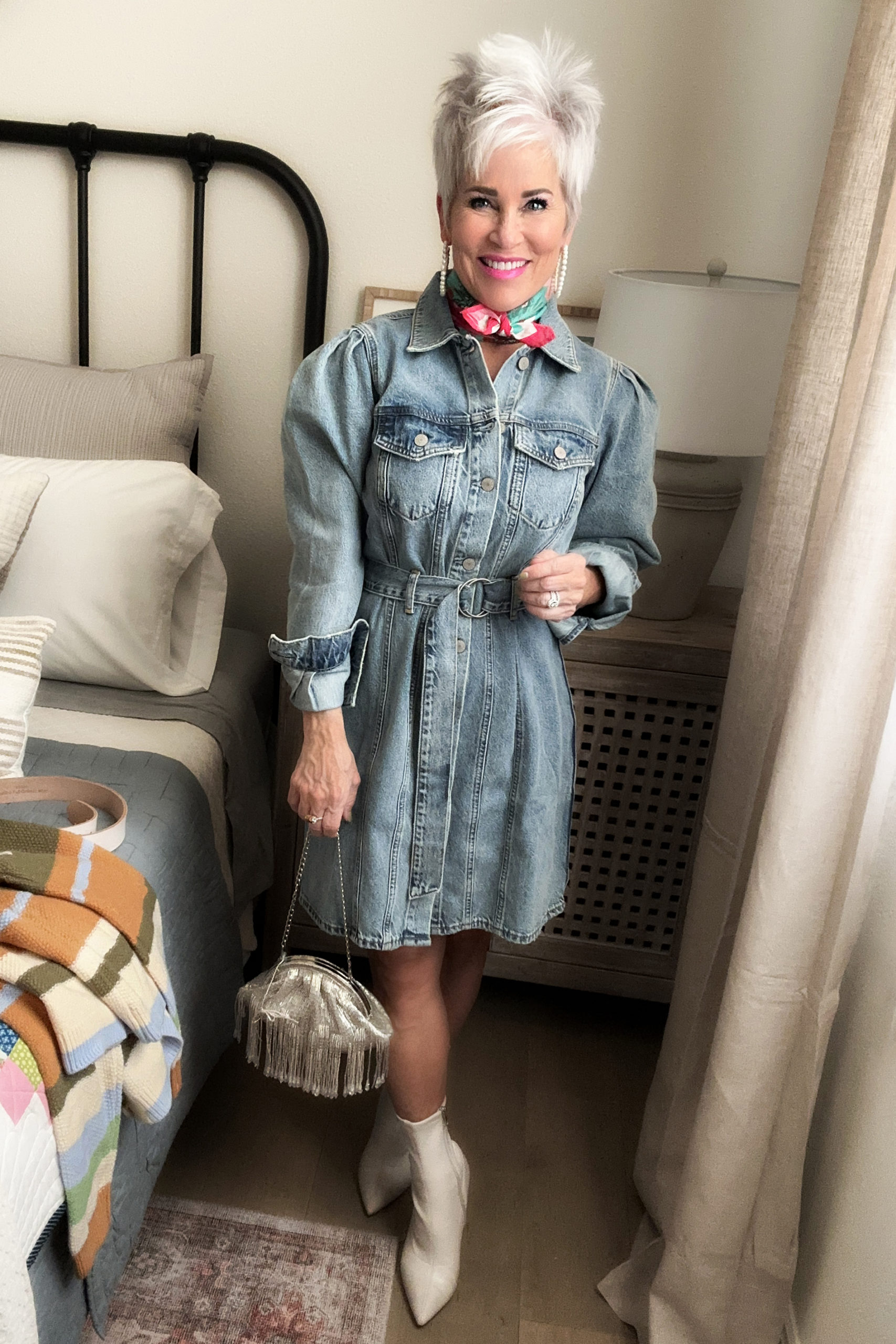 Denim dress 2025 for over 50