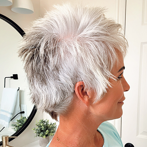 My Pixie Cut As A Woman At Midlife - Chic Over 50