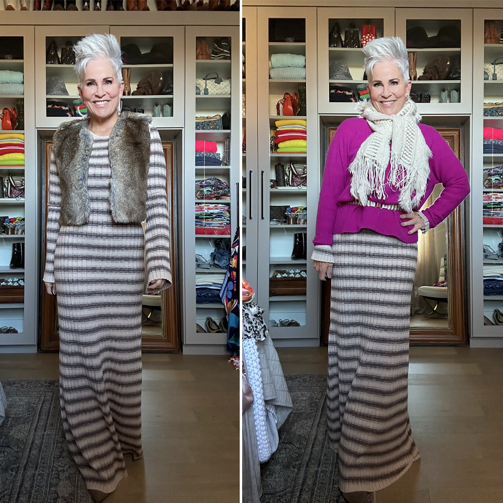 embrace cozy with sweater dresses